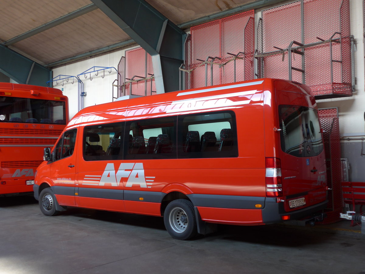 AFA Adelboden - Nr. 29/BE 173'525 - Mercedes (Jg. 2014) am 1. August 2014 im Autobahnhof Adelboden