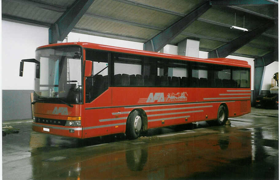AFA Adelboden - Nr. 7/BE 26'707 - Setra (Jg. 1997) am 31. Dezember 1999 im Autobahnhof Adelboden