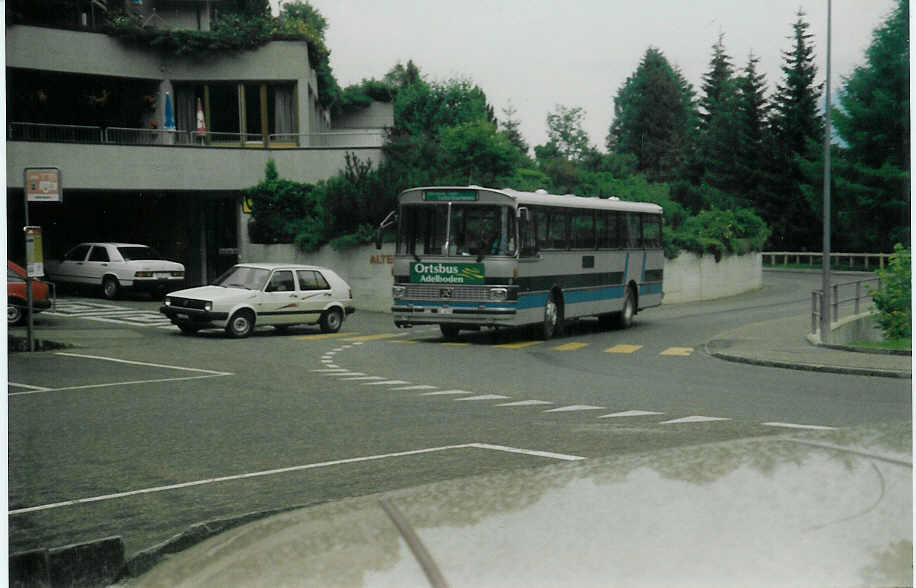 AFA Adelboden - Nr. 8/BE 26'708 - Setra (Jg. 1981/ex TPYG Yverdon Nr. 2) am 12. Juli 1996 in Adelboden, Altersheim
