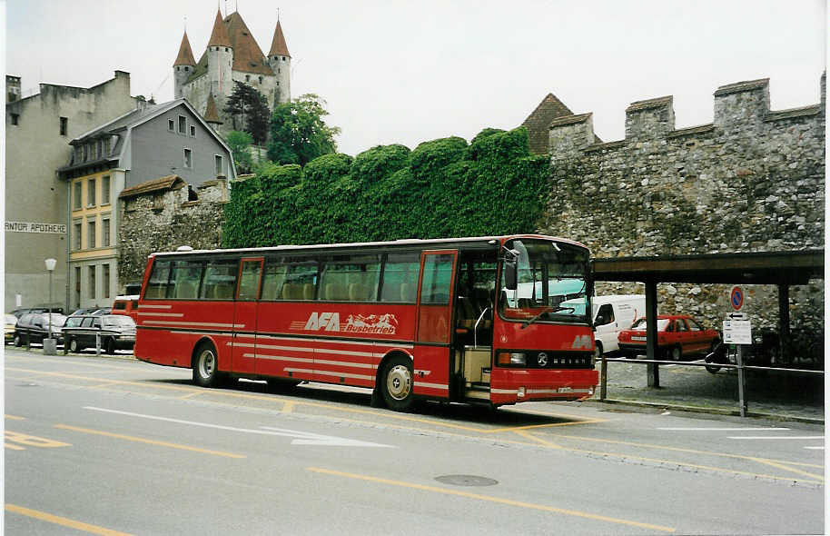 AFA Adelboden - Nr. 9/BE 26'709 - Setra (Jg. 1990) am 22. Juni 1999 in Thun, Berntor
