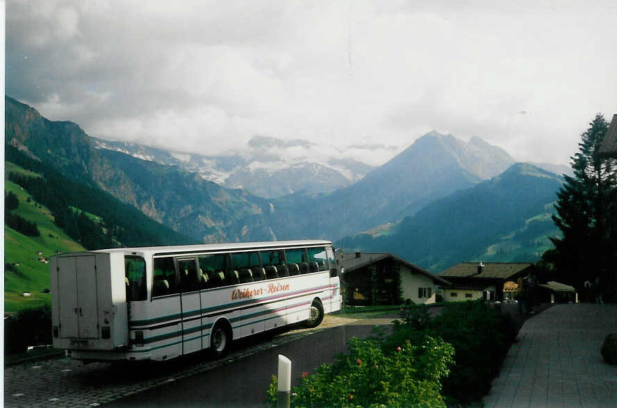 Aus Deutschland: Weiherer-Reisen - HO-DU 550 - Setra am 20. August 1995 in Adelboden, Schlegeli 