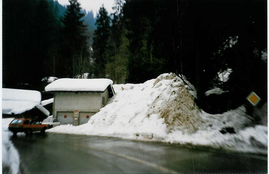 Die Bettbachlawine am 28. Februar 1999 in Achseten, Bettbach