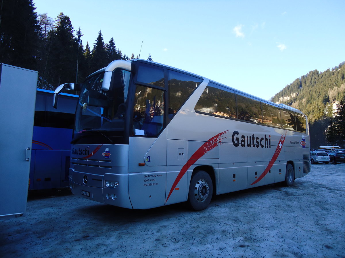 Gautschi, Aarau - Nr. 8/AG 34'627 - Mercedes am 8. Januar 2011 in Adelboden, ASB
