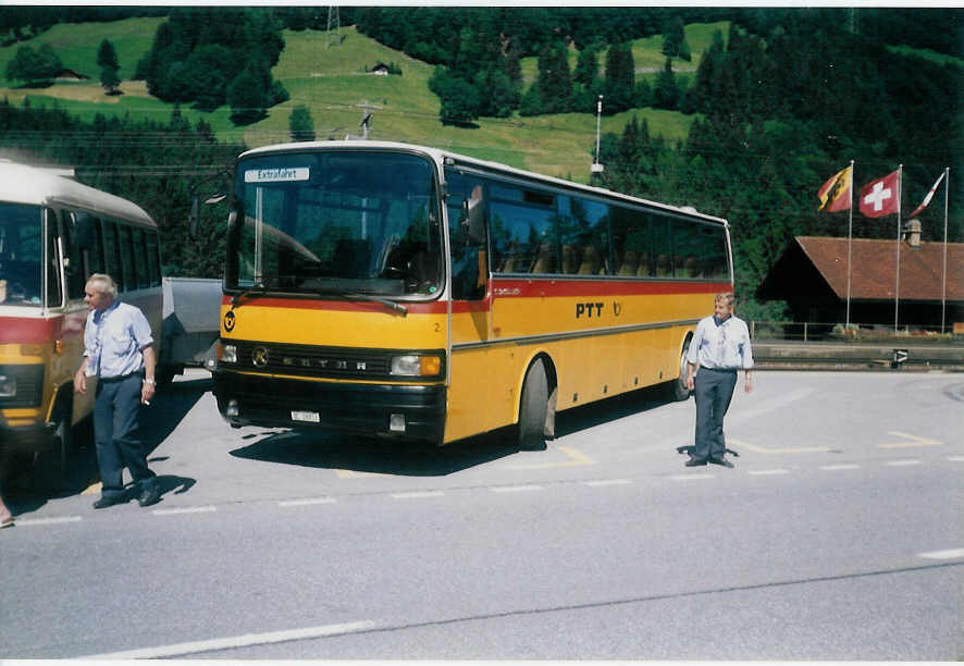 Geiger, Adelboden - Nr. 2/BE 26'853 - Setra am 27. Juli 1997 beim Bahnhof Reichenbach