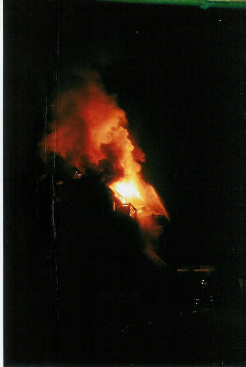 Im November 1987 brannte das Hotel Regina in Adelboden