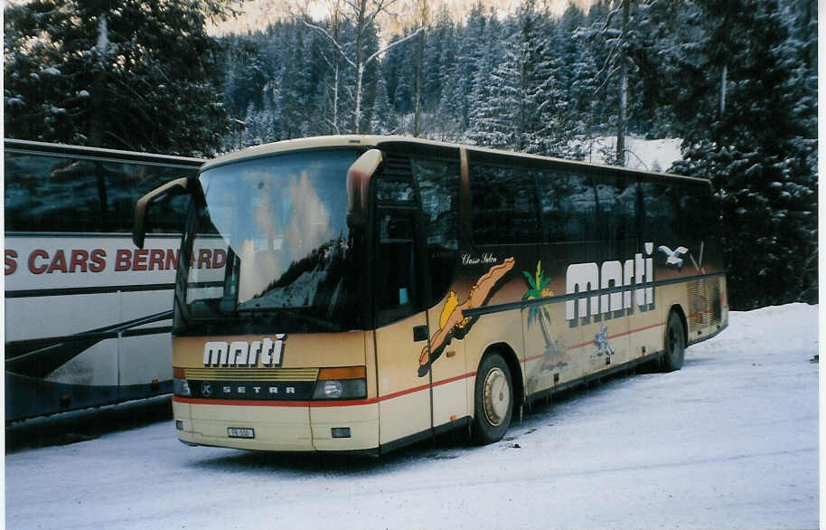 Marti, Kallnach - Nr. 11/FR 510 - Setra am 12. Januar 1999 in Adelboden, Unter dem Birg