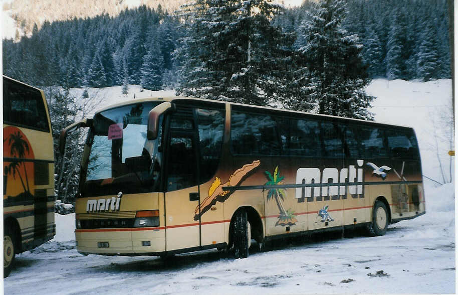 Marti, Kallnach - Nr. 9/FR 501 - Setra am 12. Januar 1999 in Adelboden, Unter dem Birg