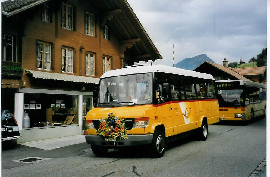 Portenier, Adelboden - Nr. 5/BE 26'860 - Mercedes/Kusters am 25. Juni 2005 in Kiental, Hotel Bren