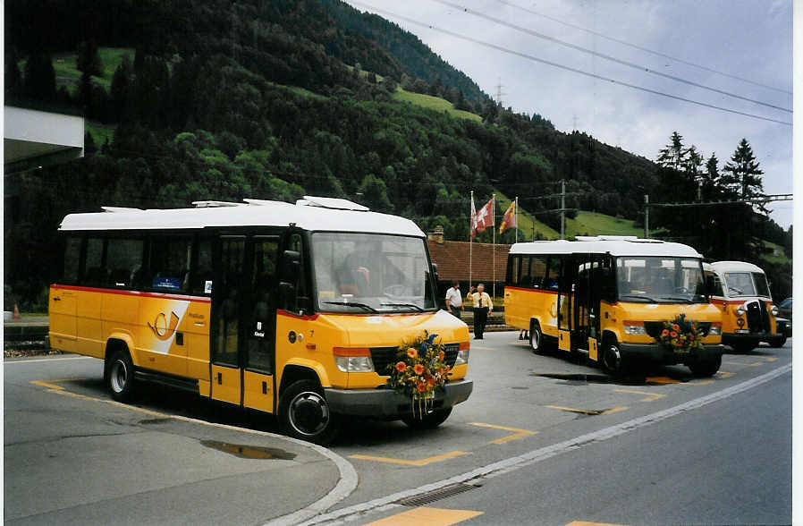 Portenier, Adelboden - Nr. 7/BE 90'275 - Mercedes/Kusters am 25. Juni 2005 beim Bahnhof Reichenbach
