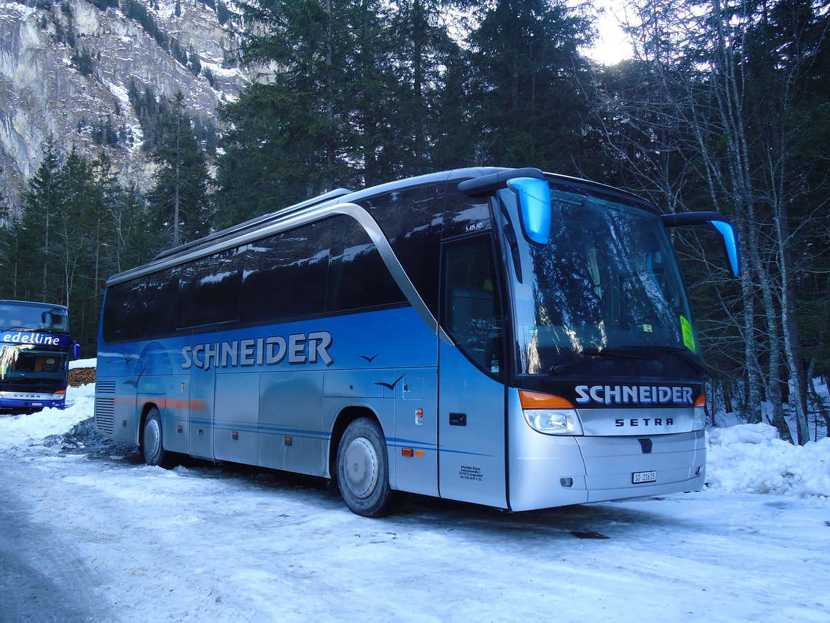 Schneider, Langendorf - SO 21'615 - Setra am 8. Januar 2011 in Adelboden, Unter dem Birg