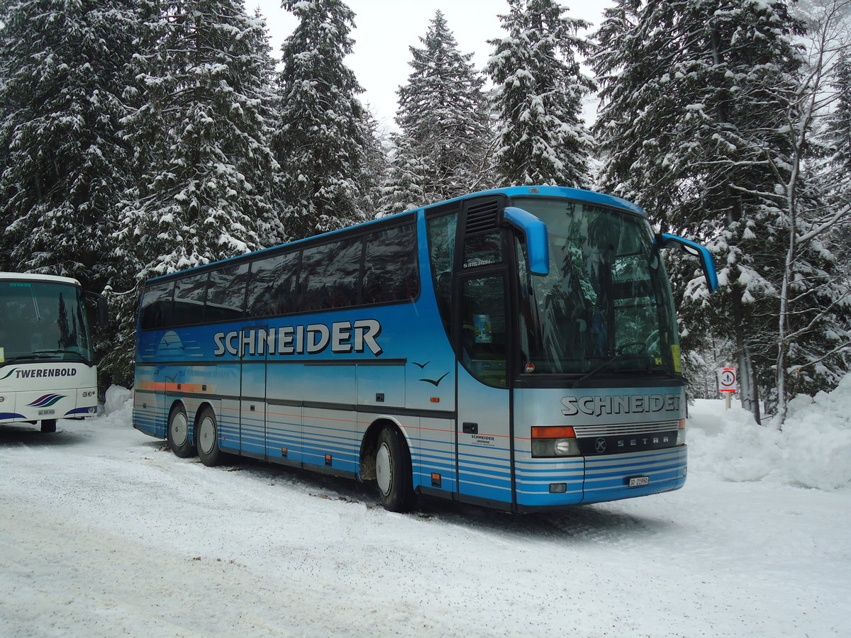 Schneider, Langendorf - SO 21'950 - Setra am 7. Januar 2012 in Adelboden, Unter dem Birg