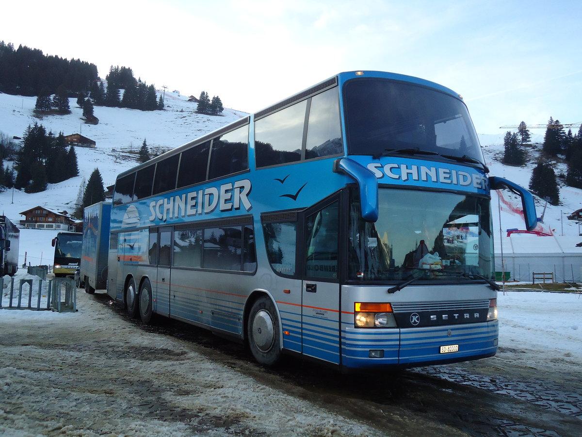 Schneider, Langendorf - SO 82'002 - Setra am 8. Januar 2011 in Adelboden, Weltcup