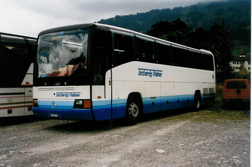 Tscherrig, Naters - VS 192'474 - Mercedes am 15. Juli 1999 beim Bahnhof Frutigen