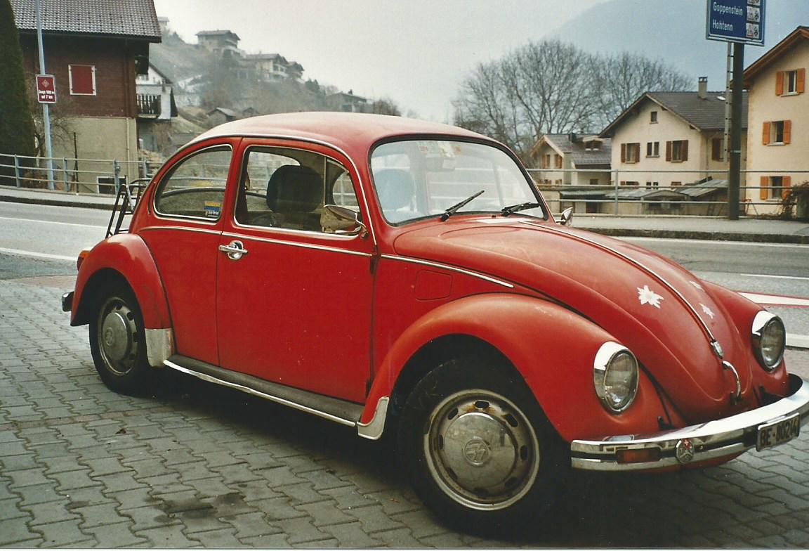 VW-Kfer - BE 80'244 - am 20. Februar 2001 in Steg, Bckerei