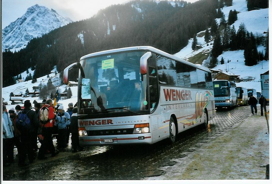 Wenger, Interlaken - Nr. 5/BE 246'787 - Setra am 6. Januar 2008 in Adelboden, Weltcup