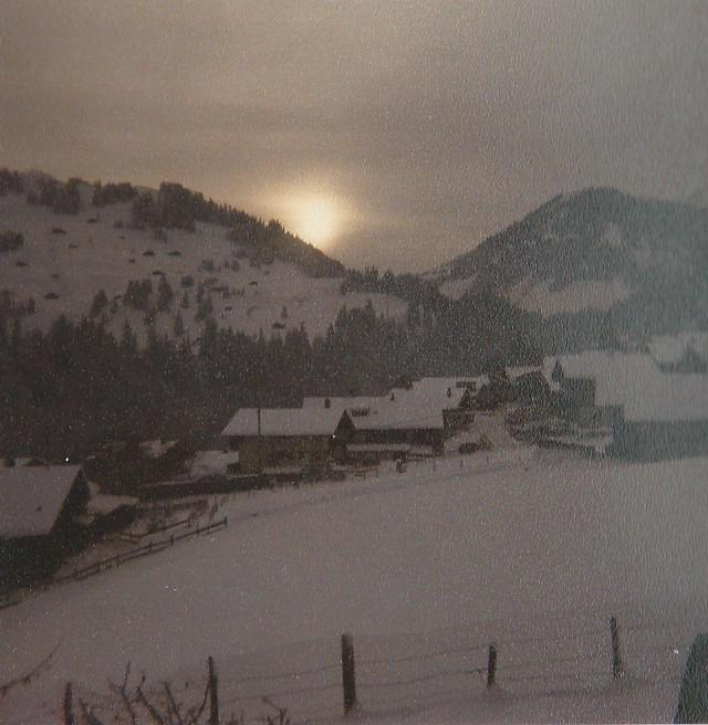 Winter im Jahr 1980 in Adelboden, Mhleport