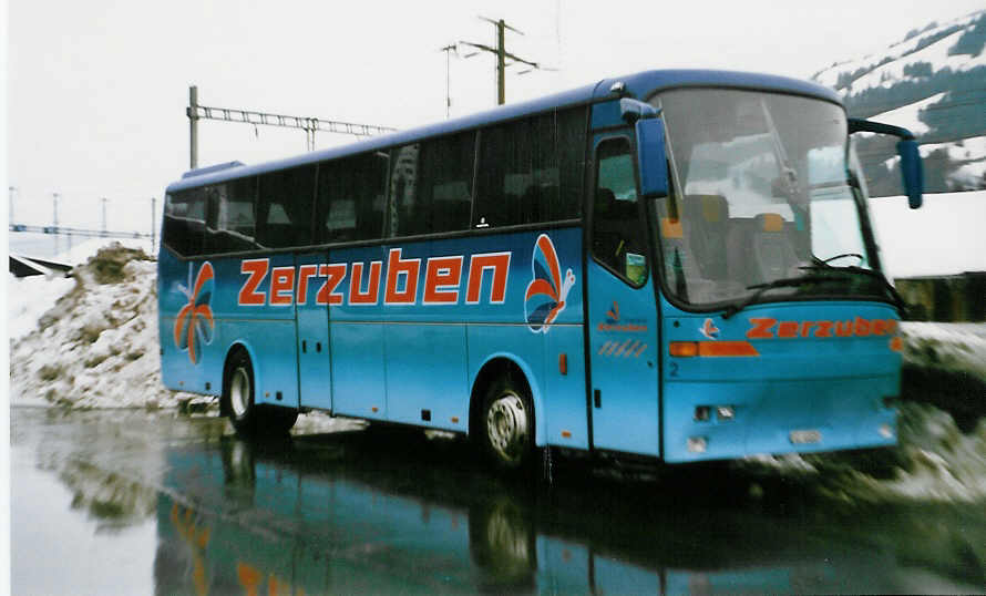 Zerzuben, Visp-Eyholz - Nr. 2/VS 44'605 - Bova am 21. Februar 1999 beim Gterbahnhof Frutigen