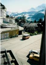 AFA Adelboden - Nr. 5/BE 26'974 - Mercedes (Jg. 1980/ex Balmer, Grindelwald) im Mai 1986 in Adelboden, Landstrasse