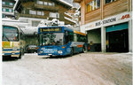 AFA Adelboden - Nr. 3/BE 26'703 - Mercedes (Jg. 1992) am 31. Dezember 1999 beim Autobahnhof Adelboden