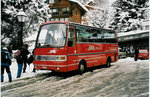 AFA Adelboden - Nr. 10/BE 26'774 - Setra (Jg. 1982/ex Frhlich, Zrich) am 19. Februar 2000 beim Autobahnhof Adelboden