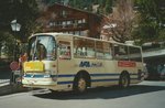 AFA Adelboden - Nr. 16/BE 25'753 - Mercedes/Vetter (Jg. 1975/ex FART Locarno Nr. 3) am 1. April 2002 beim Autobahnhof Adelboden