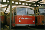 RWB Bern - Nr. 5 - FBW/R&J (Jg. 1964/ex Huselmann, Bern Nr. 27; ex AFA Adelboden Nr. 24; ex Steiner, Meikirch Nr. 1) am 10. Juli 2004 beim Bahnhof Wikon