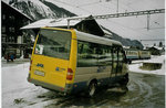 AFA Adelboden - Nr. 50/BE 538'550 - Mercedes (Jg. 2000/ex RRV Satigny) am 19. Februar 2006 beim Bahnhof Lenk