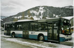 AFA Adelboden - Nr. 54/BE 611'056 - Neoplan (Jg. 2003/ex VBZ Zrich Nr. 243) am 19. Februar 2006 beim Bahnhof Lenk