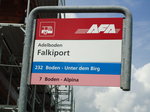AFA-Haltestelle - Adelboden, Falkiport - am 11.