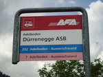AFA-Haltestelle - Adelboden, Drrenegge ASB - am 11.