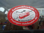 Automobilverkehr Frutigen-Adelboden AG: 70 Jahre - 1917-1987 - Abziehbild am 18. September 2010 in Breil, Militranlage