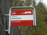 AFA-Haltestelle - Achseten, Schmitten - am 11. Oktober 2010