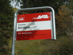 AFA-Haltestelle - Achseten, Bnigen - am 11. Oktober 2010