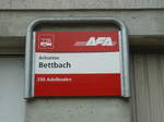 AFA-Haltestelle - Achseten, Bettbach - am 11.