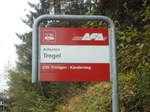 AFA-Haltestelle - Achseten, Tregel - am 11.