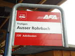 afa-adelboden/529001/afa-haltestelle---frutigen-ausserrohrbach---am AFA-Haltestelle - Frutigen, Ausserrohrbach - am 15. November 2010