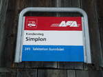 afa-adelboden/530057/afa-haltestelle---kandersteg-simplon---am AFA-Haltestelle - Kandersteg, Simplon - am 26. Dezember 2010