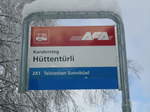AFA-Haltestelle - Kandersteg, Httentrli - am 26.