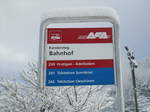 afa-adelboden/530249/afa-haltestelle---kandersteg-bahnhof---am AFA-Haltestelle - Kandersteg, Bahnhof - am 26. Dezember 2010