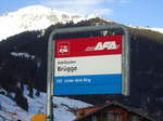 AFA-Haltestelle - Adelboden, Brgge - am 8. Januar 2011