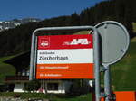 AFA-Haltestelle - Adelboden, Zrcherhaus - am 10.