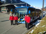 AFA Adelboden - Nr. 58/BE 611'224 - Mercedes (Jg. 2011) am 11. Dezember 2011 beim Bahnhof Lenk (mit Chauffeuren vom LenkBus)