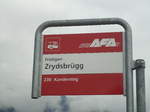 AFA-Haltestelle - Frutigen, Zrydsbrgg - am 6. April 2012