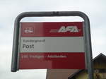 AFA-Haltestelle - Kandergrund, Post - am 6. April 2012