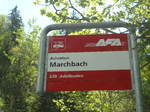 AFA-Haltestelle - Achseten, Marchbach - am 28.
