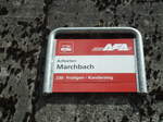 AFA-Haltestelle - Achseten, Marchbach - am 28.