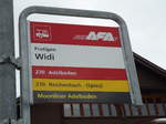AFA/PostAuto-Haltestelle - Frutigen, Widi - am 16. Dezember 2012