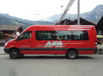 afa-adelboden/546724/afa-adelboden---nr-52be-611129 AFA Adelboden - Nr. 52/BE 611'129 - Mercedes (Jg. 2013) am 28. Juli 2013 beim Bahnhof Lenk