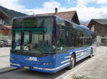 AFA Adelboden - Nr. 54/BE 611'056 - Neoplan (Jg. 2003/ex VBZ Zrich Nr. 243) am 27. Juli 2014 beim Bahnhof Lenk