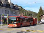 AFA Adelboden - Nr. 27/BE 26'773 - Solaris (Jg. 2008) am 22. Dezember 2014 beim Bahnhof Kandersteg